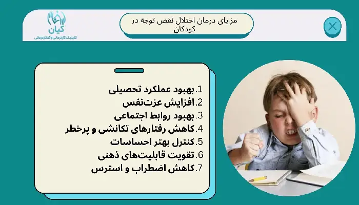 درمان اختلال نقص توجه در کودکان