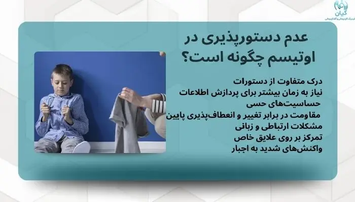دستورپذیری در کودکان اوتیسم